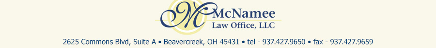 mcnamee law, beavercreek ohio